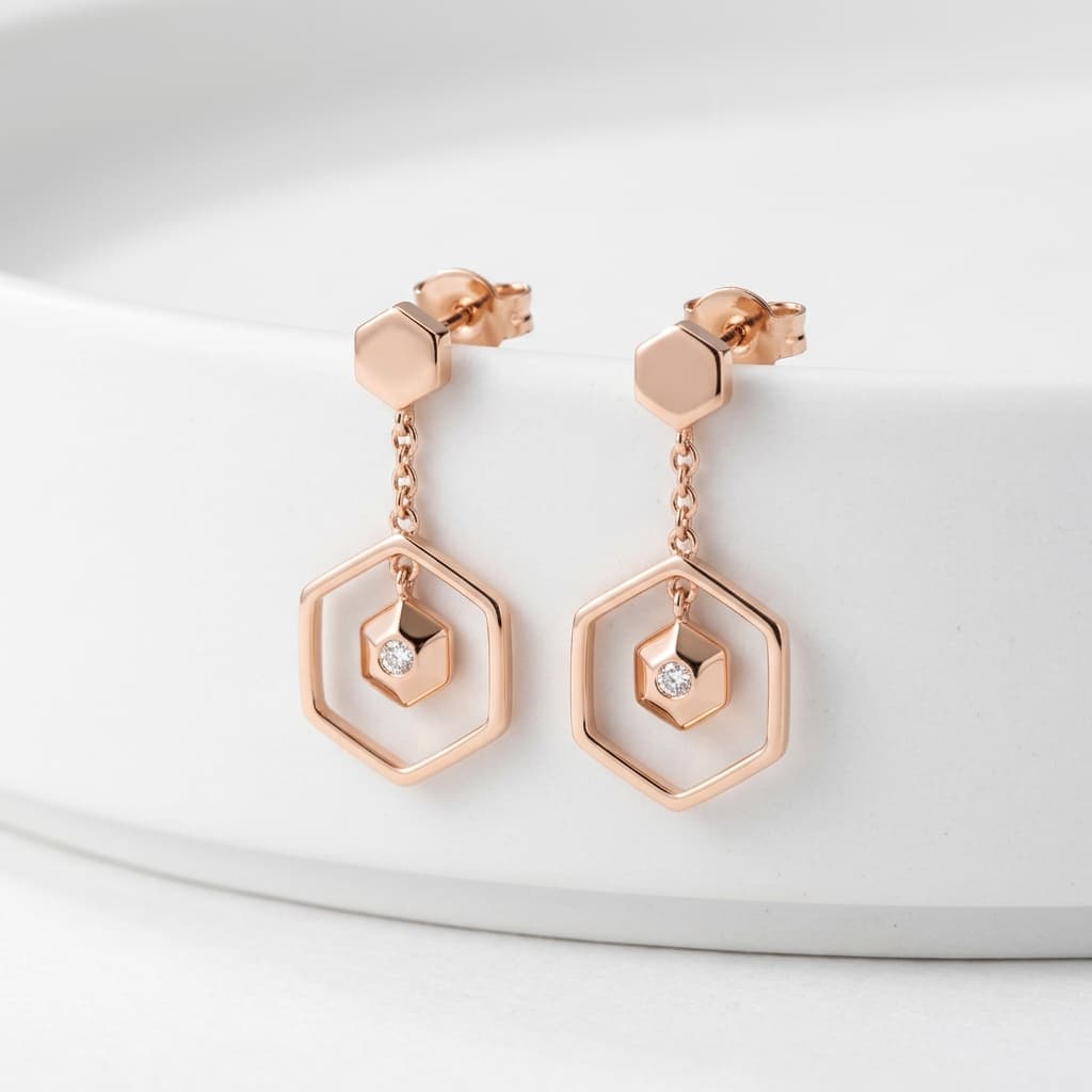Geometric Earrings Set