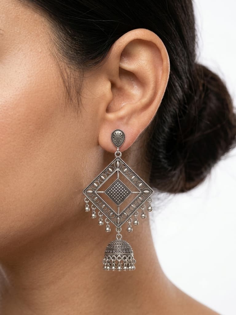 Geometric Diamond Lattice Oxidized Jhumka 2
