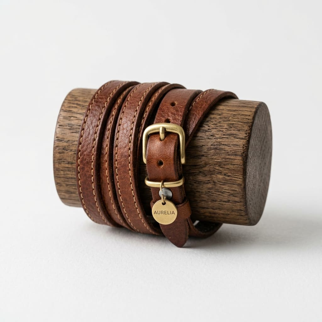 Woven Calfskin Magnetic Bracelet 2