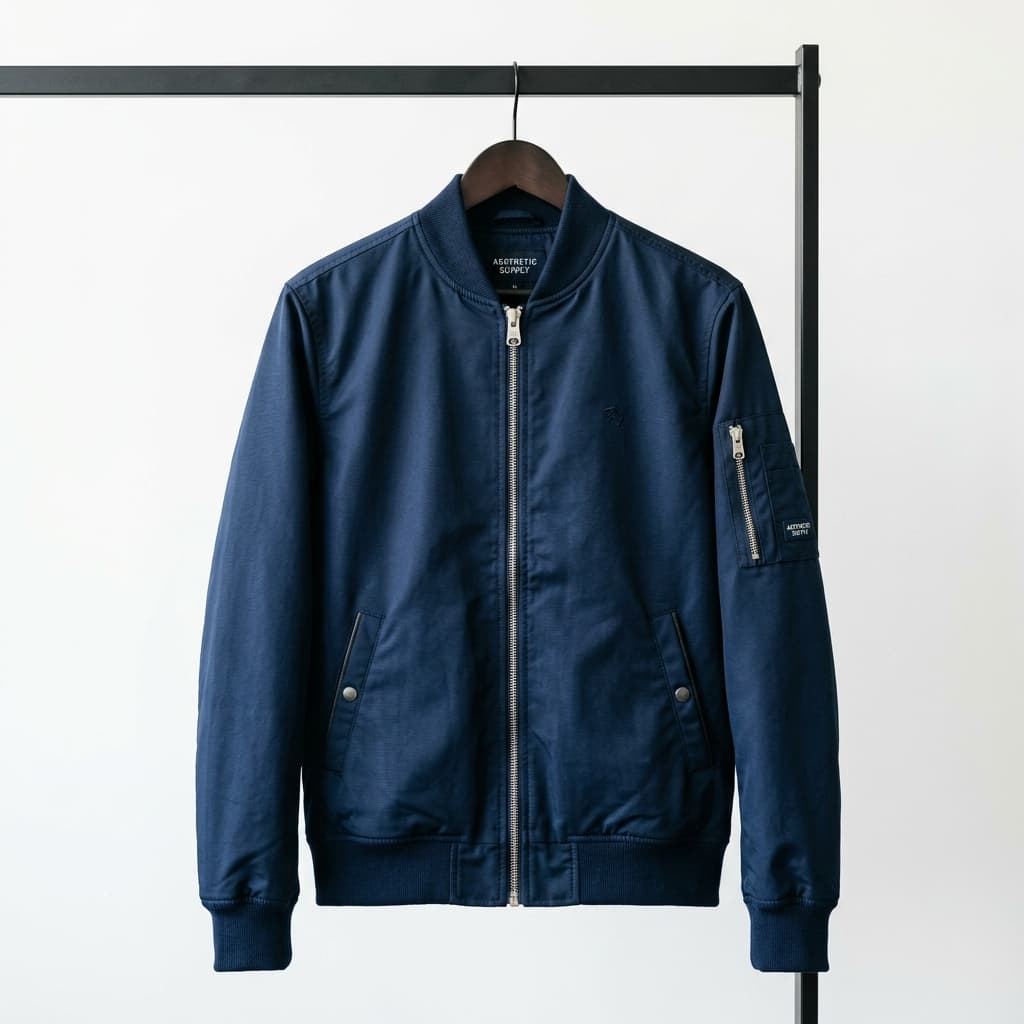 Navy Bomber Jacket