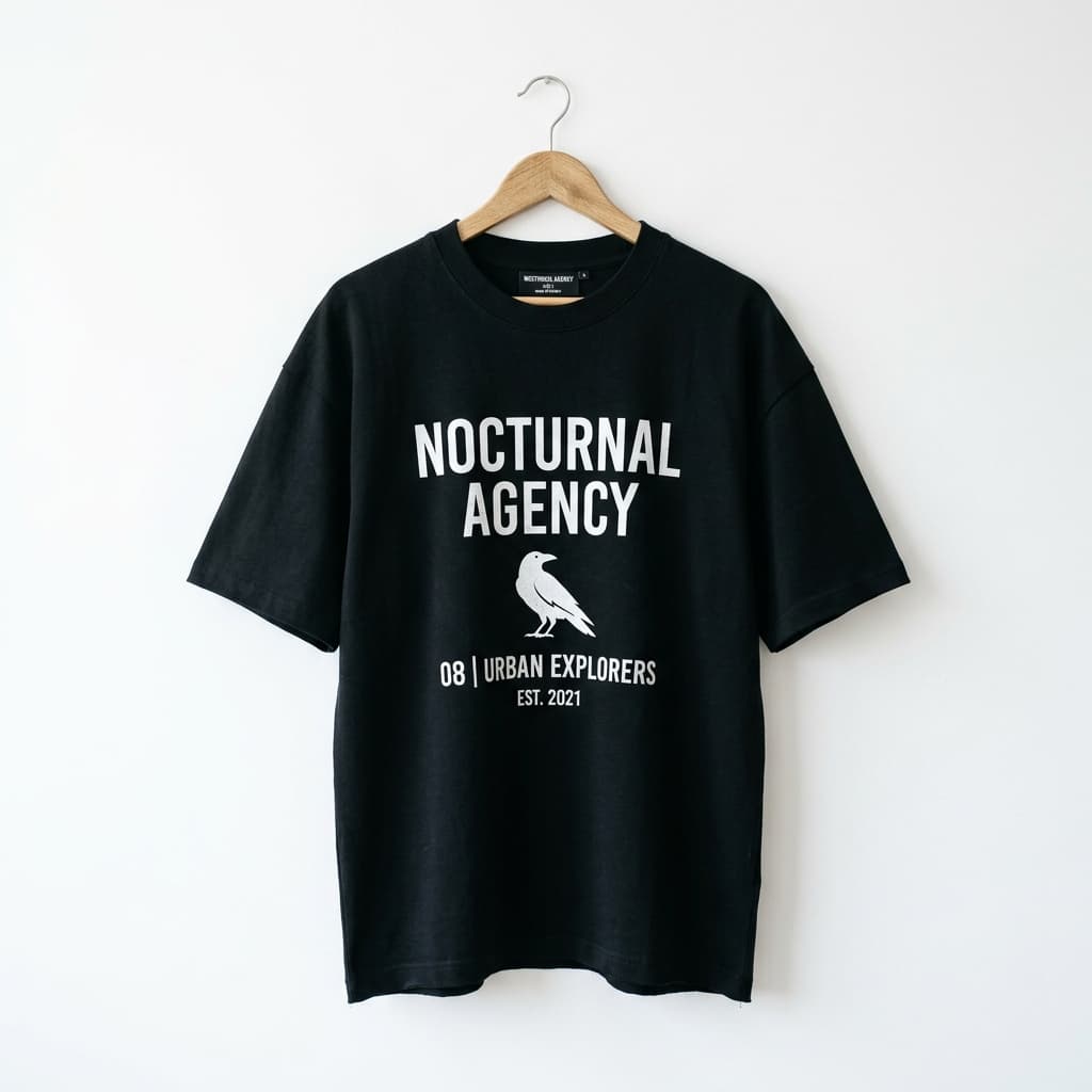 Shadow Black Graphic Tee