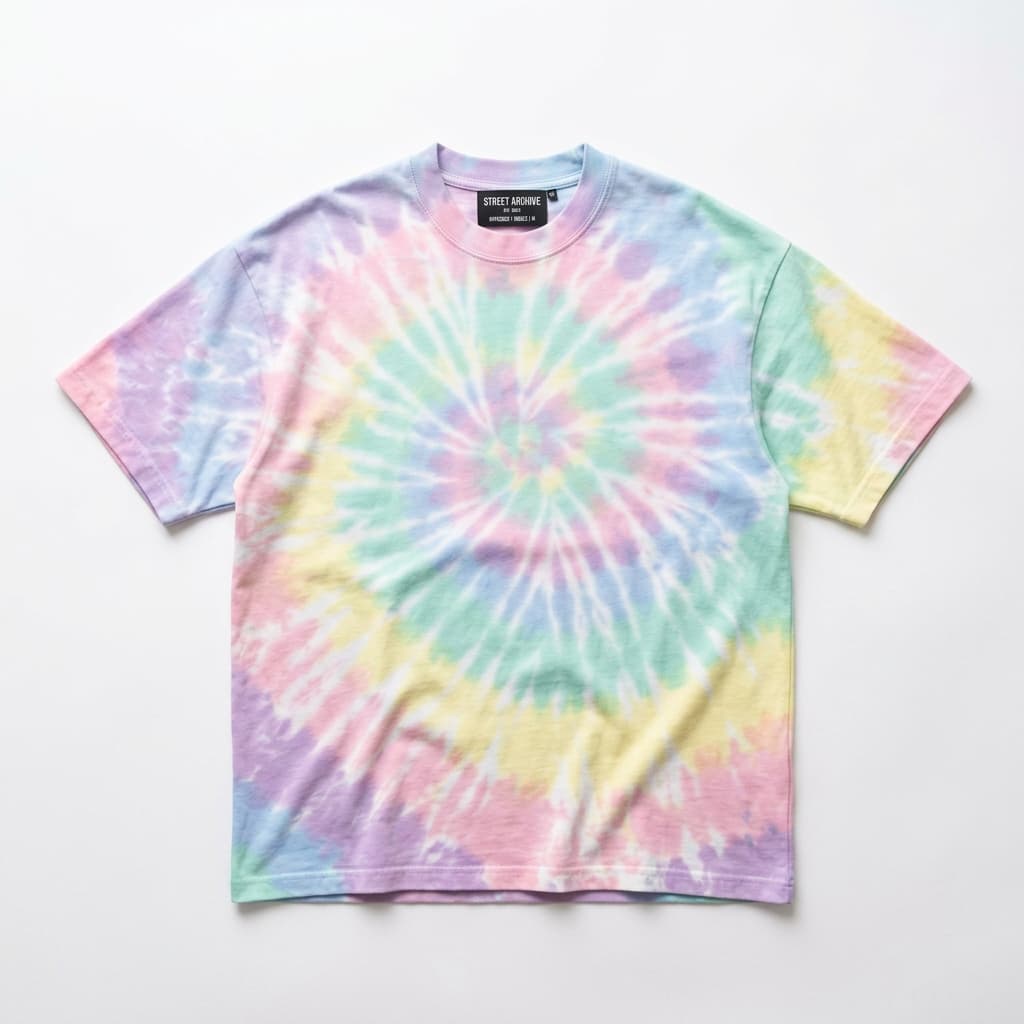 Pastel Tie-Dye Oversized Tee